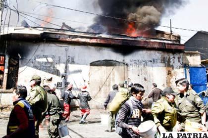 El incendio de la Aduana ocurrido el 2010
