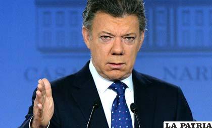 Juan Manuel Santos, presidente de Colombia