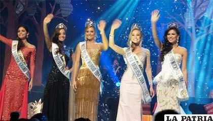 Las ganadoras del certamen de belleza