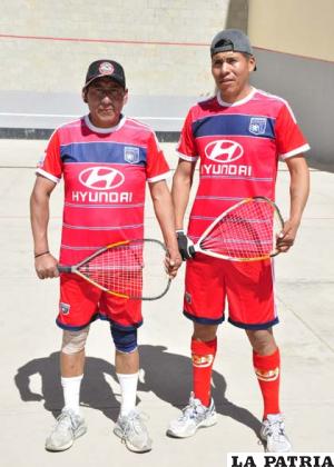 Jugadores del cuadro de Illimani