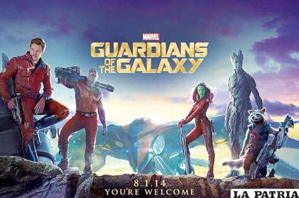 Uno de los afiches de la película Guardians of the Galaxy
