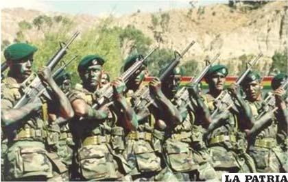 Boinas verdes del ejército boliviano