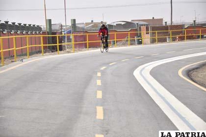 La pista de ciclismo será estrenada hoy