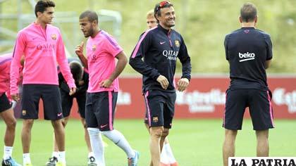 El técnico Luis Enrique está al frente del cuadro de Barcelona