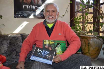 El escritor boliviano Roberto Ribera