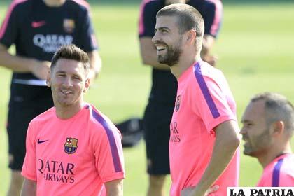 Lionel Messi se incorporó a los entrenamientos del Barcelona
