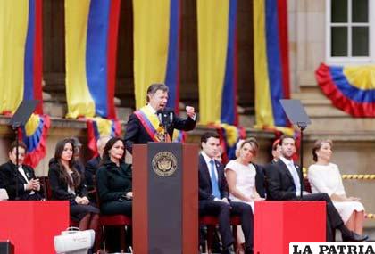 Investidura del presidente de Colombia, Juan Manuel Santos