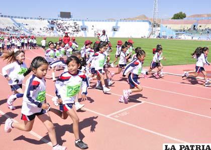 Los niños competirán este fin de semana en la pista del estadio “Bermúdez”