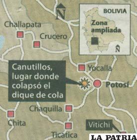 Área de contaminación