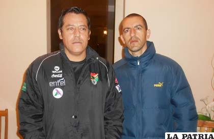 Miguel Ángel Zazhú y Mauro Machado