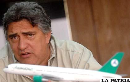 Expresidente de la quebrada aerolínea AeroSur, Humberto Roca