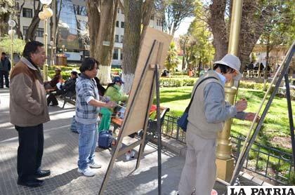 Artistas en la inauguración del festival del Solsticio de Invierno 2014