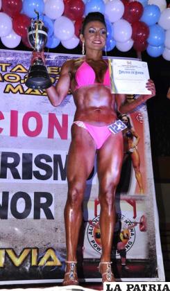 María Elena Vega ganó en Body Fitness