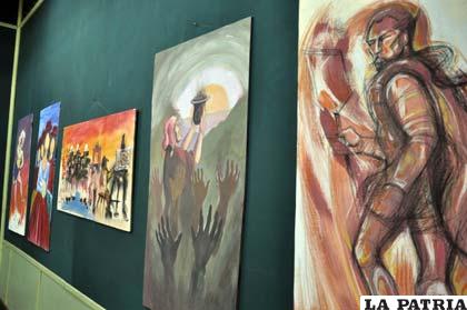 Exposición pictórica en la Casa “Simón I. Patiño”