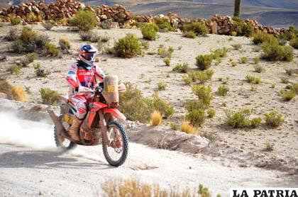 Solo las motos y cuadriciclos tuvieron su paso por territorio boliviano