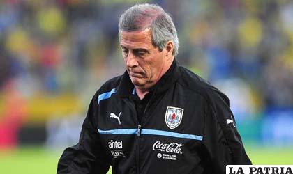 El entrenador uruguayo Tabárez 