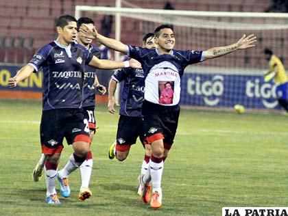 Alexis Bravo anotó el primero para Wilstermann