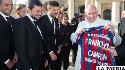 San Lorenzo volverá a visitar al Papa, pero esta vez con el trofeo de campeón