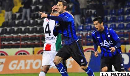 Una acción del partido en el cual venció Huachipato
