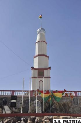 El Faro de Conchupata listo para la conmemoración del Día de la Bandera