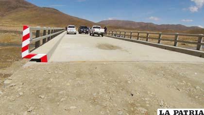 Puente que será entregado el 5 de septiembre