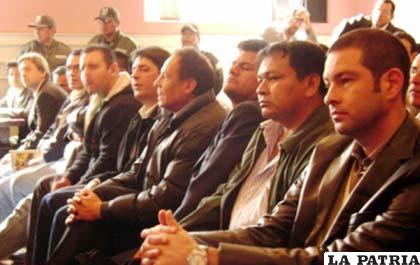 En la imagen los acusados en el caso terrorismo