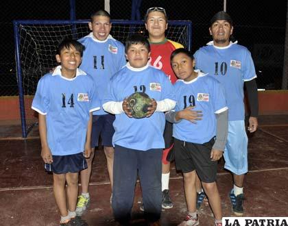 Los integrantes del equipo de Oruro Handball