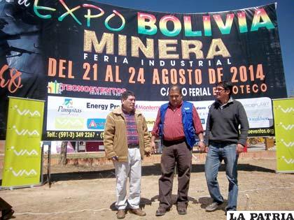 La Expo Bolivia Minera a partir de hoy abre sus puertas
