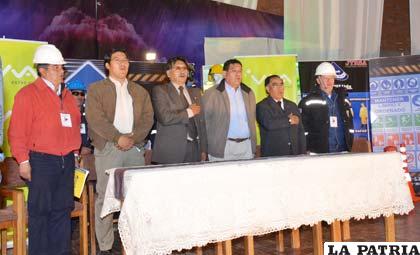 Inauguración de la Expo Bolivia Minera 2014