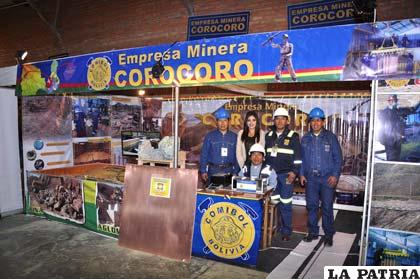 Técnicos de la empresa Corocoro dependiente de Comibol