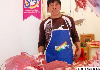 Precio de carne de res en Emapa es elevado