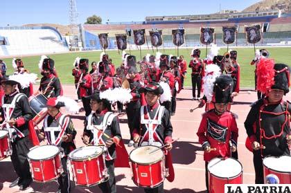 Banda “Rodolfo Morales Rosales”, invitada especial llegó desde Cochabamba