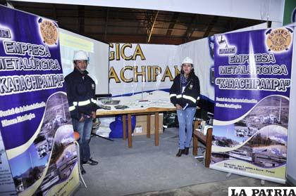 La empresa Karachipampa expuso logros y retos a cumplir en la Expo 
Minera