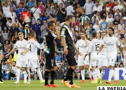 Una acción del partido en el cual venció Real Madrid