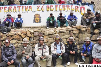 Cooperativistas de Colquiri piden respeto a sus áreas de trabajo 