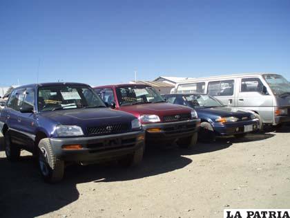 Autos “chutos” o incautados