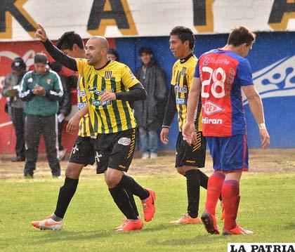 Ernesto Cristaldo anotó el segundo gol “atigrado”