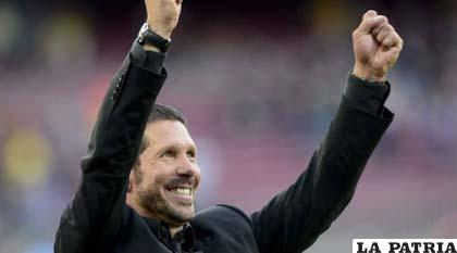 Diego Simeone, entrenador del Atlético de Madrid