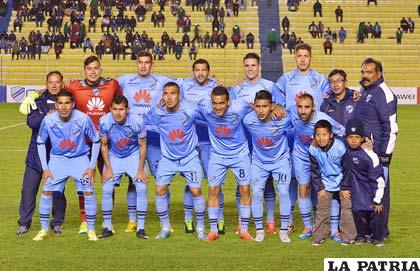 El equipo de Bolívar que jugó contra San José /APG