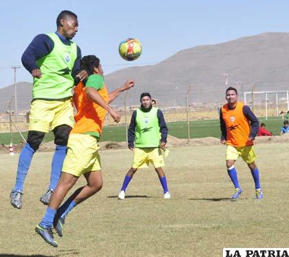 Durante el entrenamiento de los 