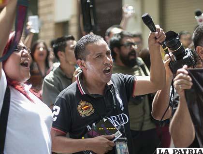 Periodistas repudiaron la violencia y  la muerte de sus colegas /plazapublica.com.gt