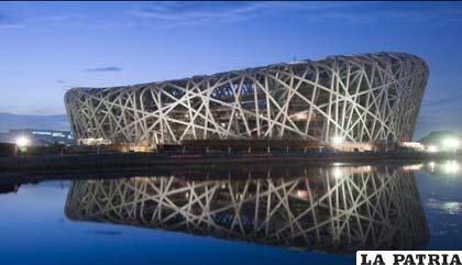 El Estadio de Pekín conocido como 