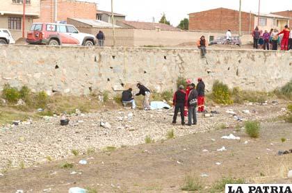 La escena del crimen de aquel lunes 24 de noviembre /Foto archivo