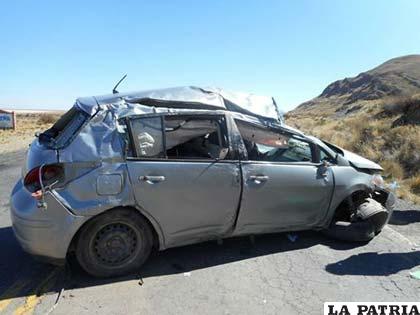 El motorizado siniestrado