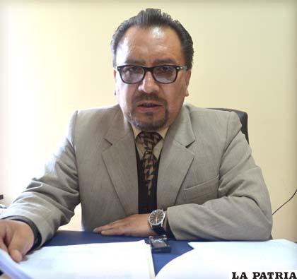 El fiscal Jhonny Echalar