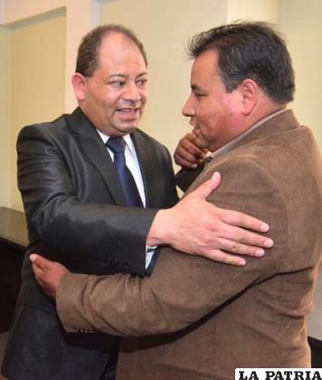 Romero junto a Ortega /APG