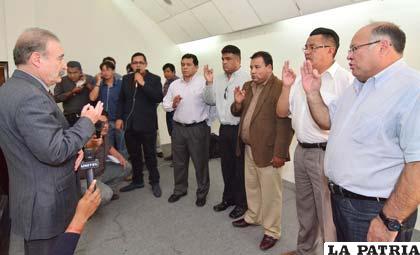 Guido Loayza fue el encargado de ministrar posesión /APG