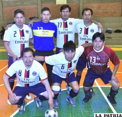 El plantel de jugadores de Abogados Libres