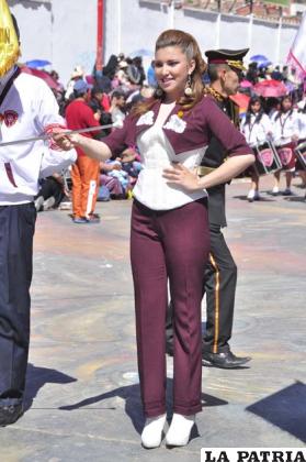 Katerine Alanes, guaripolera del colegio William Booth