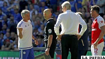Mourinho tuvo un impase con Wenger /marca.com